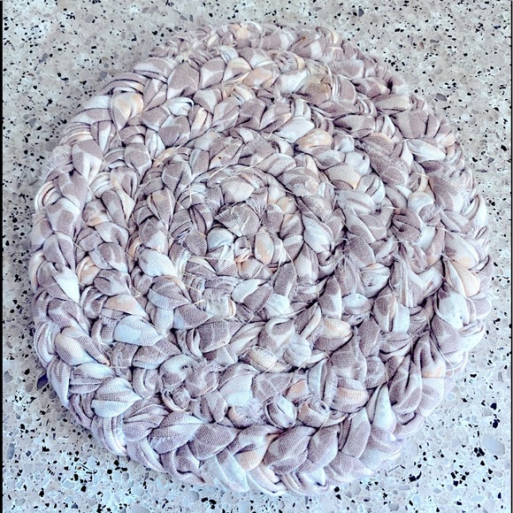 Vintage “Primitive” Braided Round Trivets Set of 3 - Picture 11 of 15